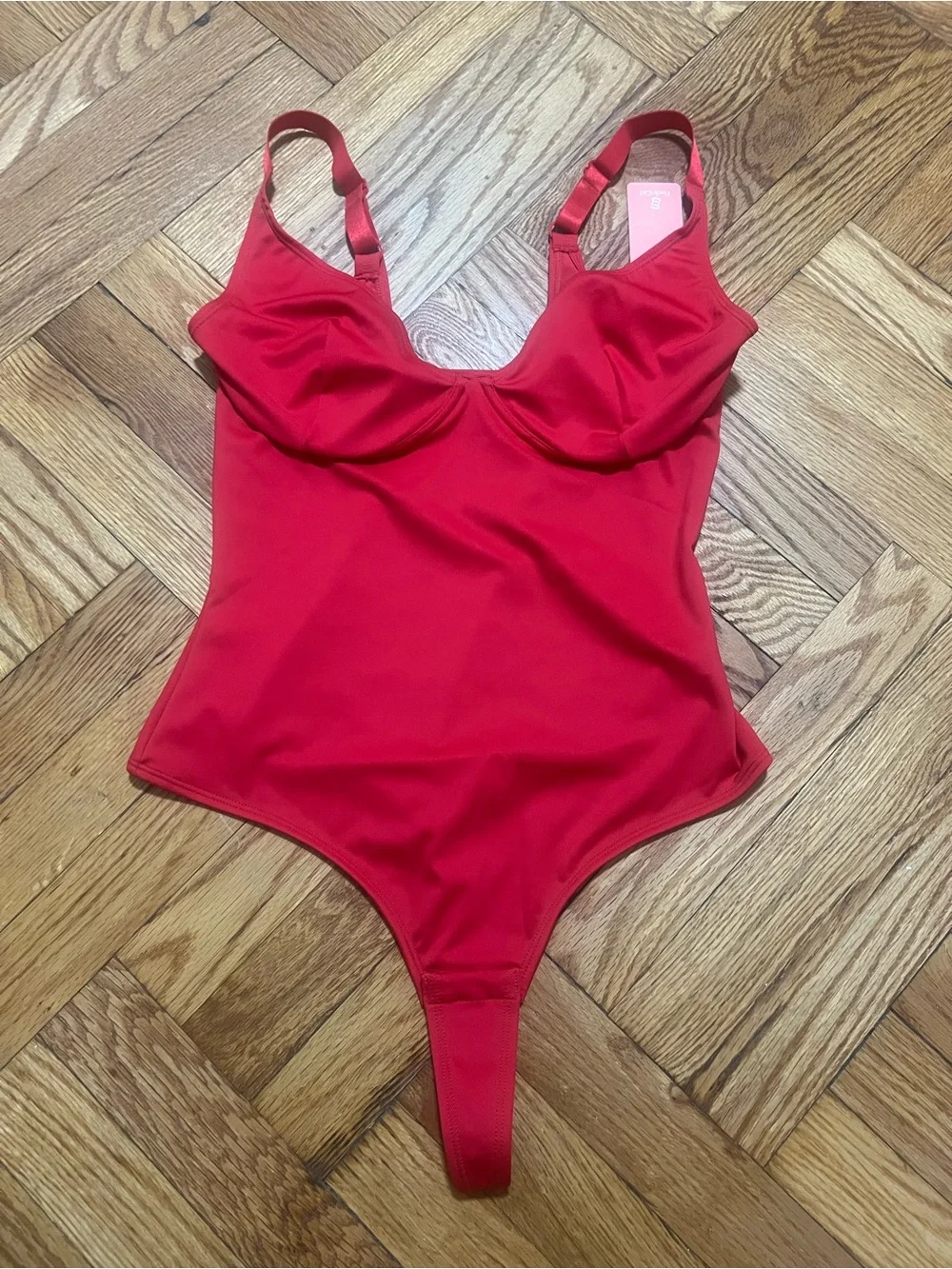 FEELINGIRL Red Sculpting One-Piece BODY Suit - Supportive Fit